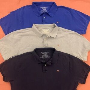 3 POLO JEANS CO. All Cotton 2X Polos